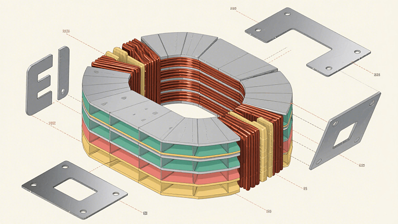 Why EI core laminations are crucial for efficient transformers